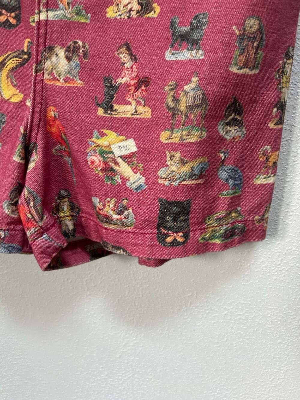 Rachel Antonoff Pink Novelty Print Animal Collectibles Jumpsuit Romper Size 2 - Picture 9 of 14